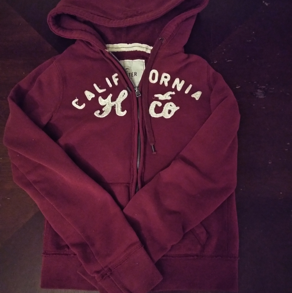 Hollister hoodie.